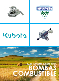 Agricola Blasco catalogo REPUESTOS MOTORES kubota bombas precios